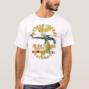 Vietnam Combat Vet - CH-54 Tarhe w VN SVC T-Shirt