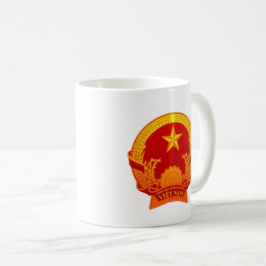 Vietnam crest2 kaffeetasse (VorderseiteRechts)