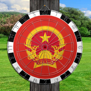 Vietnam Dartboard, Spielbrett, vietnamesische Flag Dartscheibe