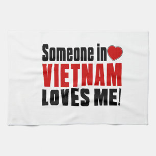 VIETNAM, das Jahre des Seins fantastisch feiert Geschirrtuch