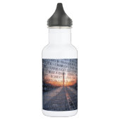 Vietnam-Denkmal-Dämmerung Edelstahlflasche (Links)