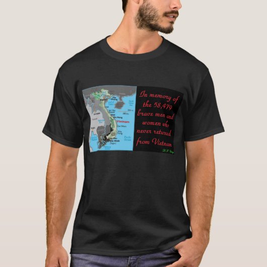 Vietnam-Denkmal-T - Shirt (Vorderseite)