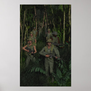 Vietnam: Dschungel-Patrouille Poster