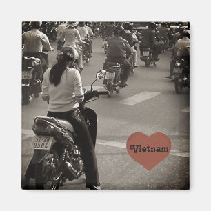 Vietnam-Fahrräder Magnet