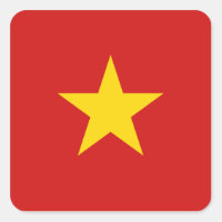 Vietnam-Flag-Aufkleber