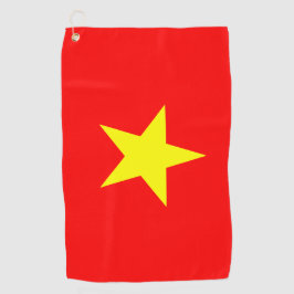 Vietnam Flag Golf Tower Golfhandtuch