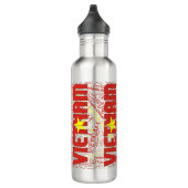 Vietnam Flag Gorgetic Patriotic Edelstahlflasche (Rechts)