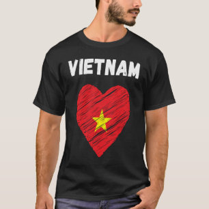 Vietnam Flag Holiday Vietnam Herzliche vietnamesis T-Shirt