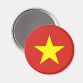 Vietnam Flag Magnet (Vorderseite/Rückseite)