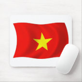 Vietnam Flag Mousepad (Mit Mouse)