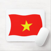 Vietnam Flag Mousepad (Mit Mouse)