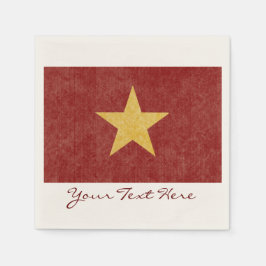Vietnam Flag Party Napkins Serviette
