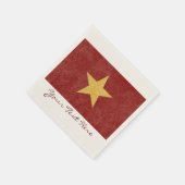 Vietnam Flag Party Napkins Serviette (Ecke)
