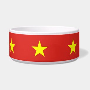 Vietnam Flag Pet Bowl Napf