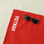 Vietnam Flag Splendid Patriotic Strandtuch (Beispiel)