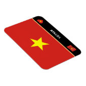 Vietnam Flag & Vietnamesisches Land Reisen / Vietn Magnet (Rechte Seite)