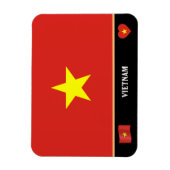 Vietnam Flag & Vietnamesisches Land Reisen / Vietn Magnet (Vertikal)