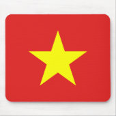 Vietnam Flag Yellow Star Mousepad (Vorne)