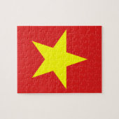 Vietnam Flag Yellow Star Puzzle (Horizontal)