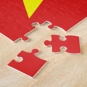 Vietnam Flag Yellow Star Puzzle (Seite)