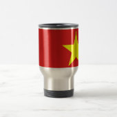 Vietnam Flag Yellow Star Travel Mug Reisebecher (Mittel)