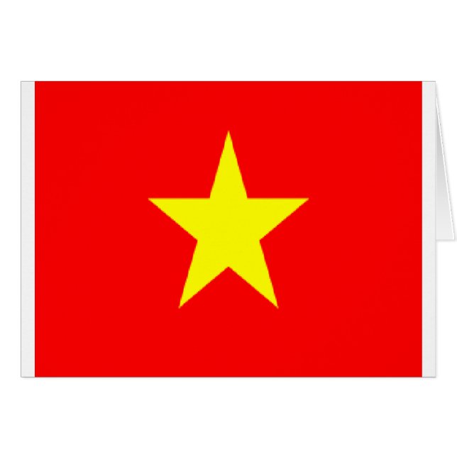 vietnam-Flagge (Vorderseite (Horizontal))