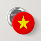 vietnam-Flagge Button (Vorne & Hinten)