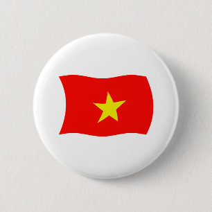 Vietnam-Flagge-Button Button