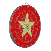 vietnam-Flagge Dartscheibe (Vorderseite Links)