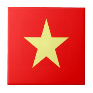 vietnam-Flagge Fliese