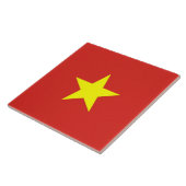 Vietnam-Flagge Fliese (Seite)