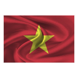 Vietnam-Flagge Fotodruck