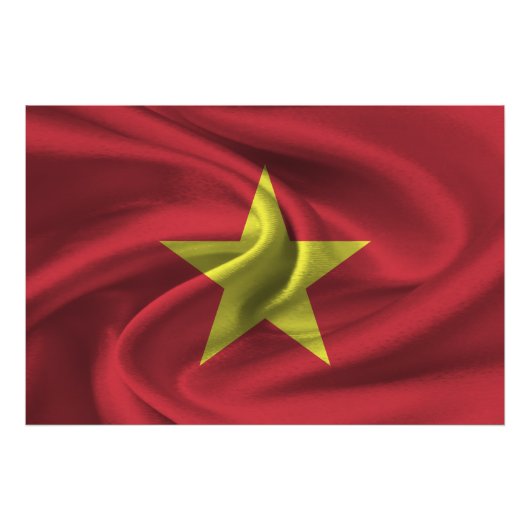 Vietnam-Flagge Fotodruck (Vorne)