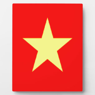 vietnam-Flagge Fotoplatte