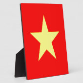 vietnam-Flagge Fotoplatte (Seite)