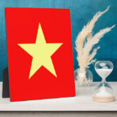 vietnam-Flagge Fotoplatte (Seite)