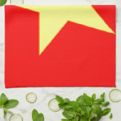 vietnam-Flagge Geschirrtuch (Gefaltet)