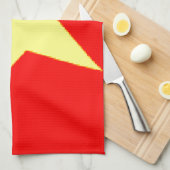 vietnam-Flagge Geschirrtuch (Viertel Falte)