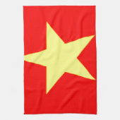 vietnam-Flagge Geschirrtuch (Vertikal)