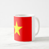 vietnam-Flagge Kaffeetasse (VorderseiteRechts)