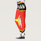 Vietnam-Flagge Leggings (Links)