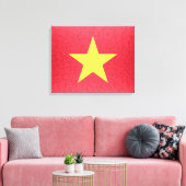Vietnam-Flagge Leinwanddruck (Insitu (Wohnzimmer))