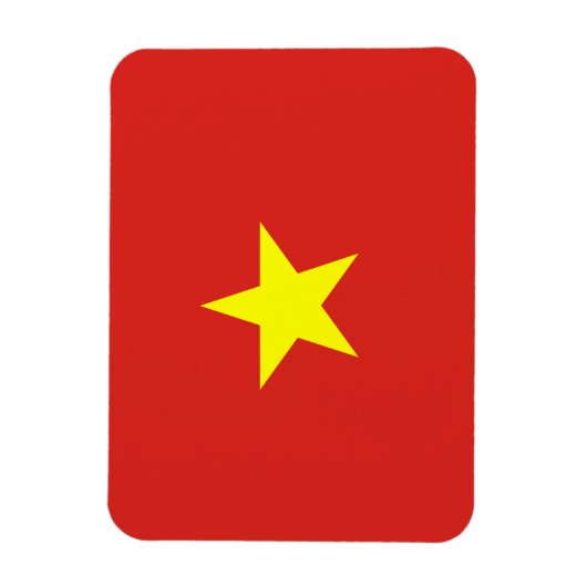 Vietnam-Flagge Magnet (Vertikal)