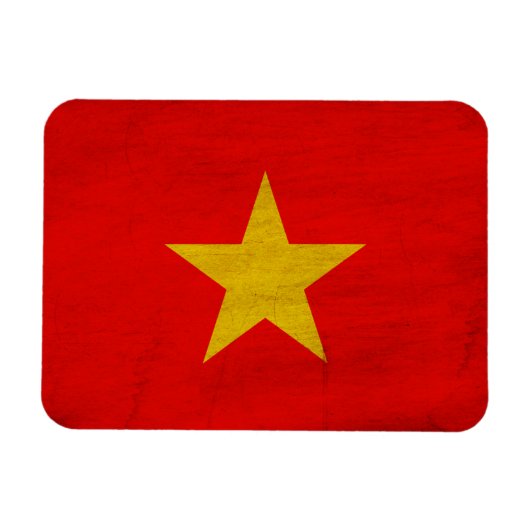 Vietnam-Flagge Magnet (Horizontal)