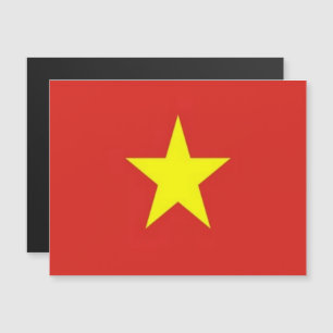 Vietnam - Flagge - Magnetkarte