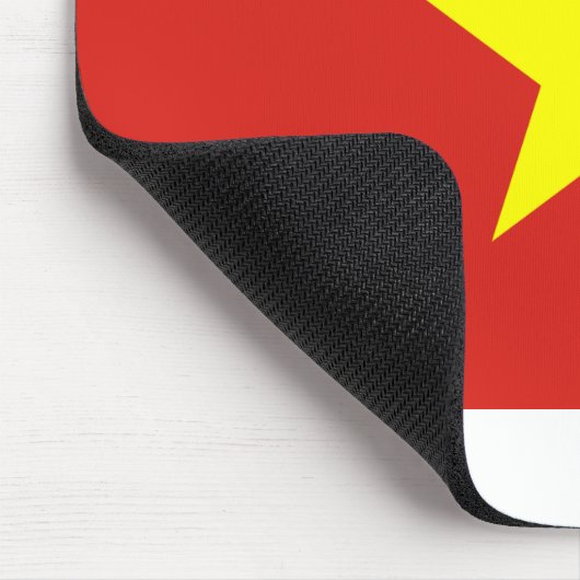 Vietnam-Flagge Mousepad (Ecke)