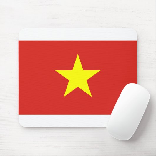 Vietnam-Flagge Mousepad (Mit Mouse)