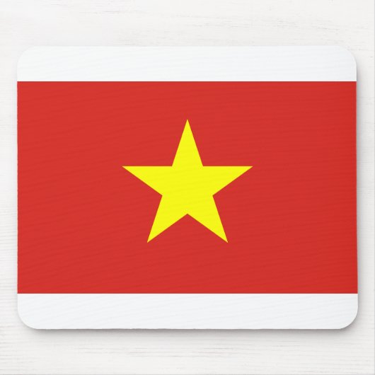 Vietnam-Flagge Mousepad (Vorne)