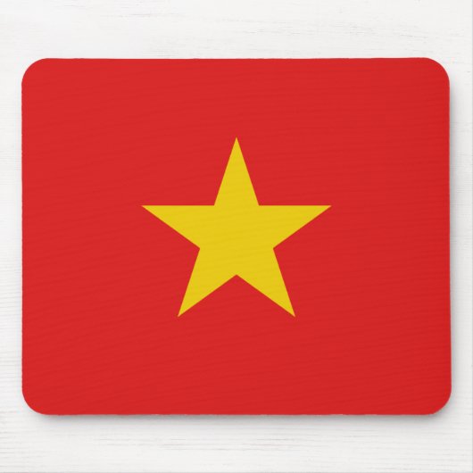 Vietnam-Flagge Mousepad (Vorne)