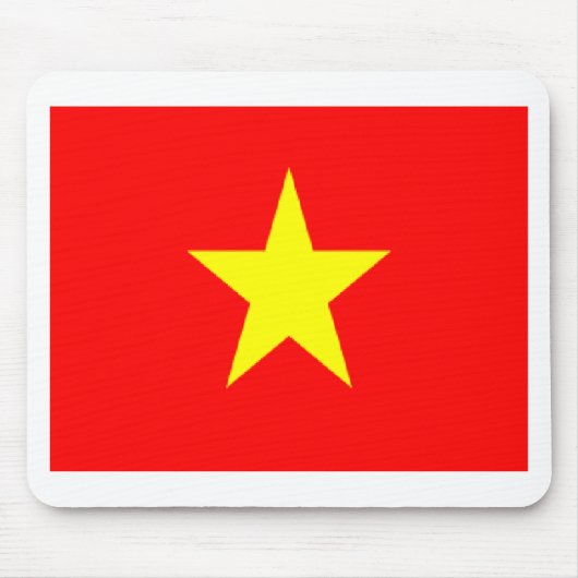 vietnam-Flagge Mousepad (Vorne)